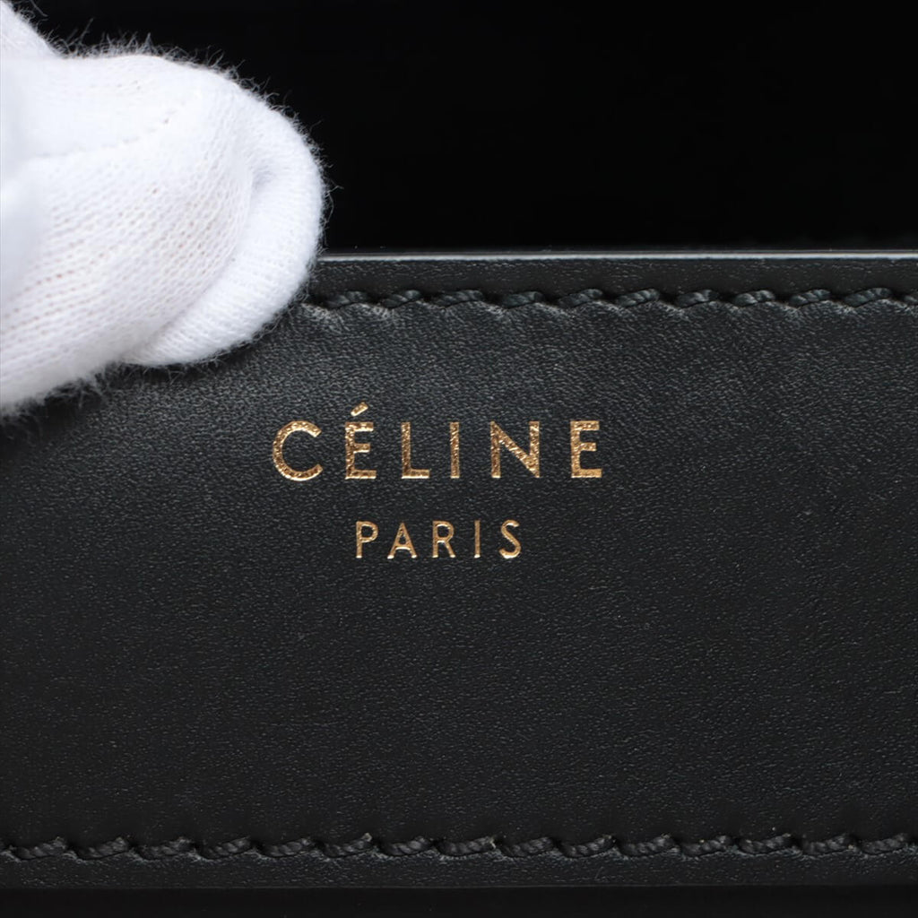 CÃƒÆ’Ã‚Â©line Luggage Micro Shopper Leather Black