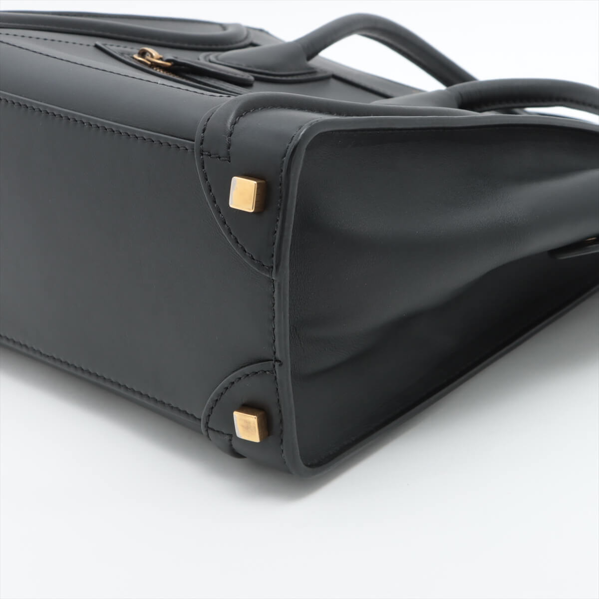 CÃƒÆ’Ã‚Â©line Luggage Micro Shopper Leather Black