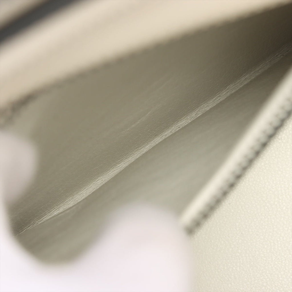Luggage Micro Shopper Leather White