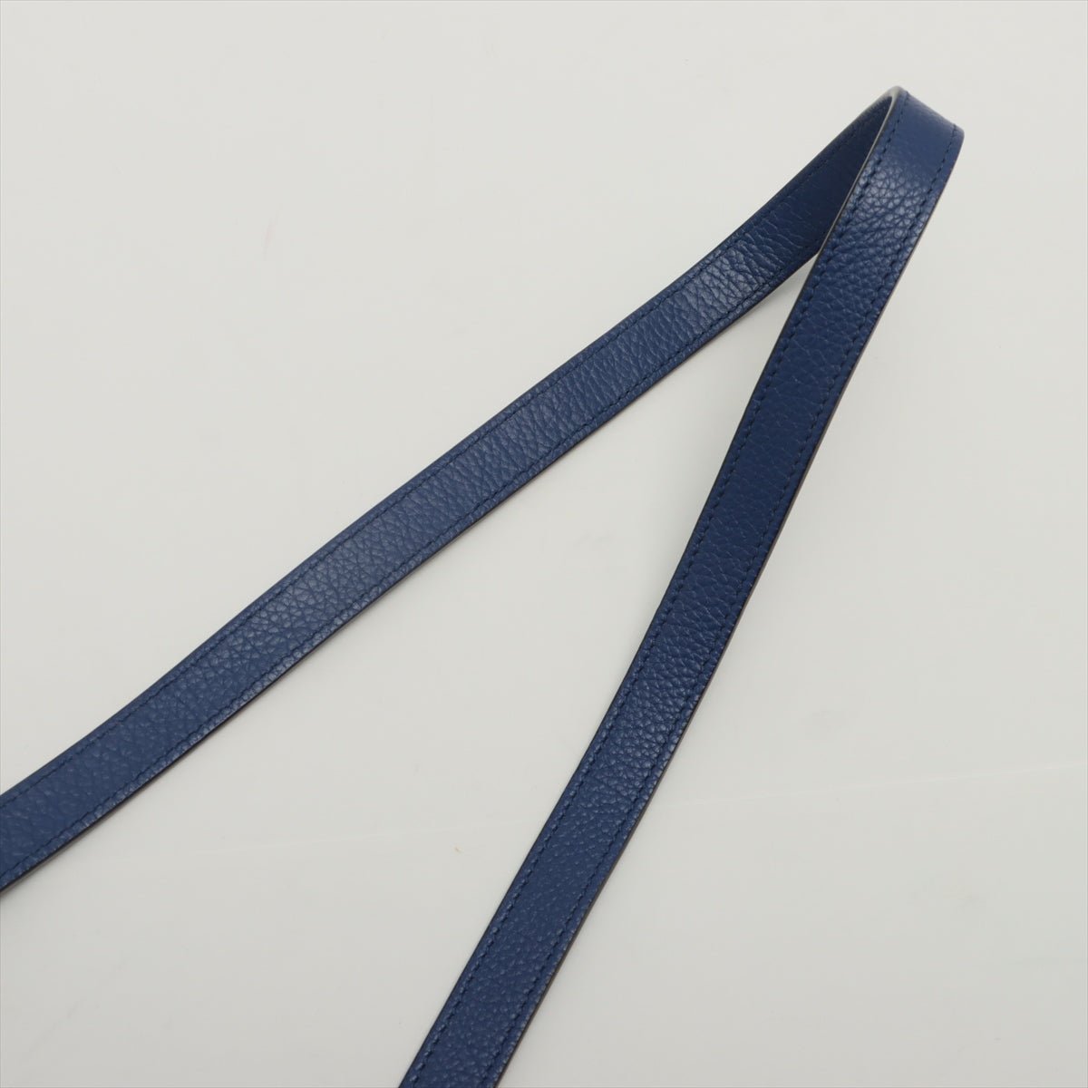 Luggage Nano Shopper Leather Blue