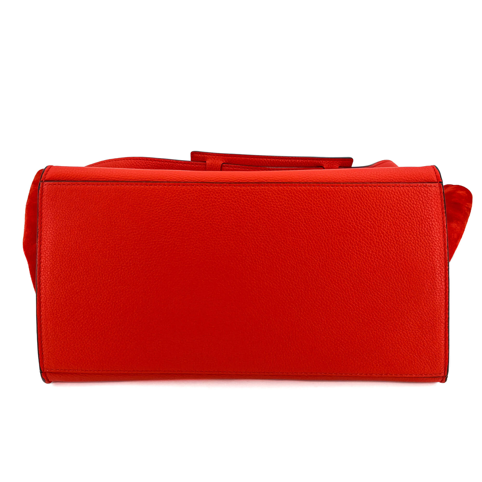 Trapeze Medium Leather Red Bag
