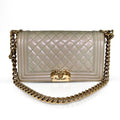 Boy Bag Metallic Patent Calfskin Leather Limited Edition
