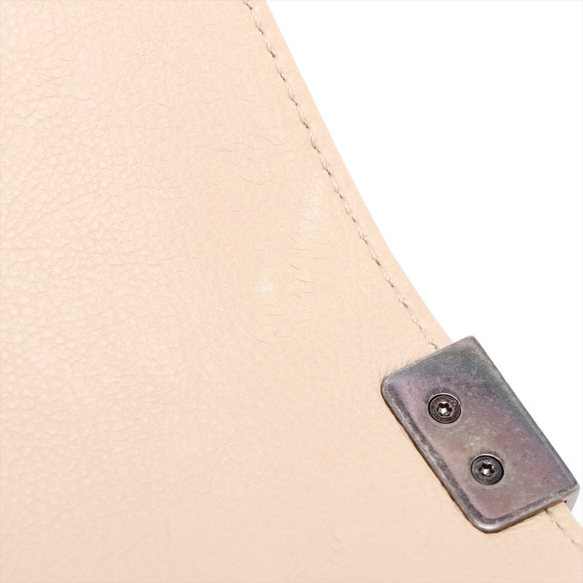Boy in Beige Leather Ruthenium