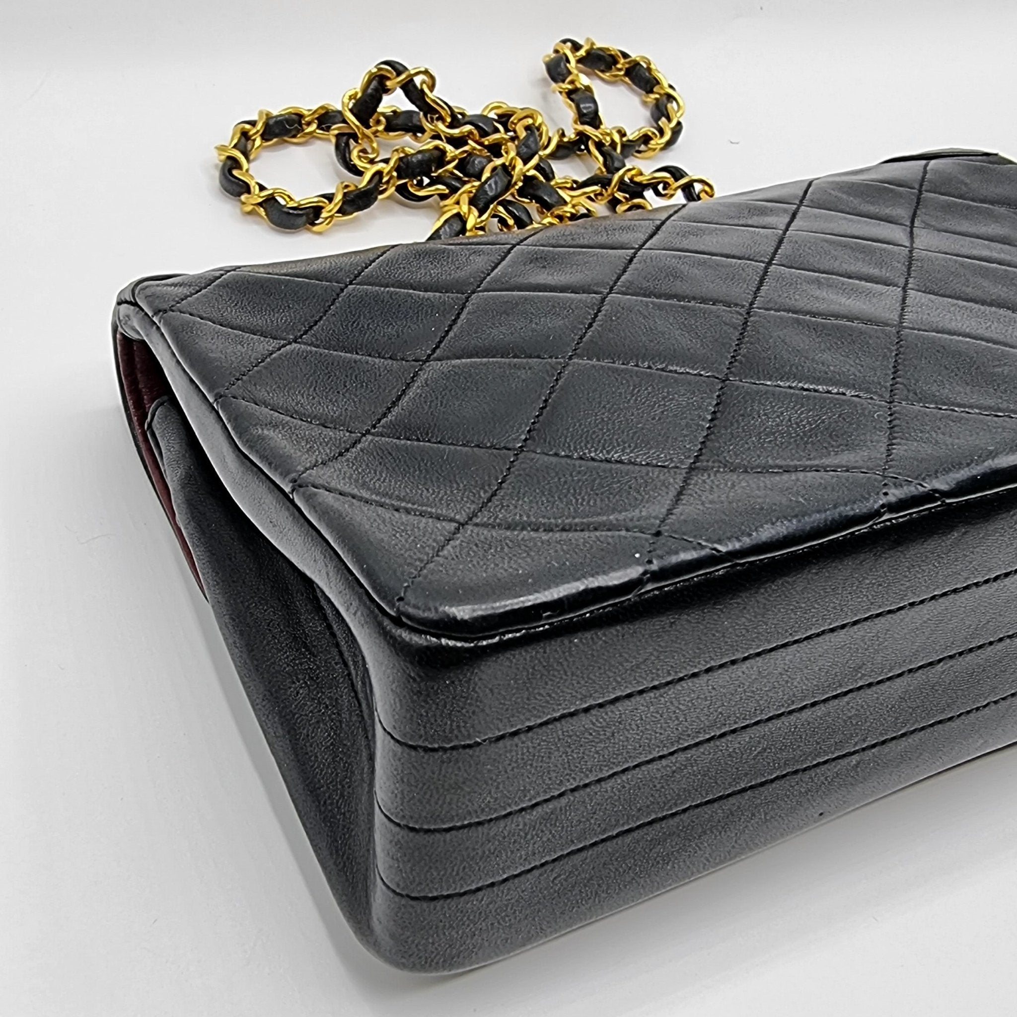 Classic Flap Bag in Black MatelassÃƒÆ’Ã‚Â© Leather