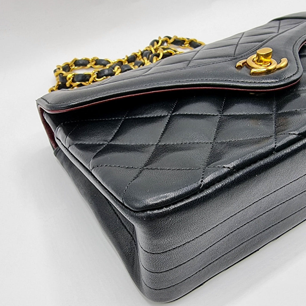 Classic Flap Bag in Black MatelassÃƒÆ’Ã‚Â© Leather