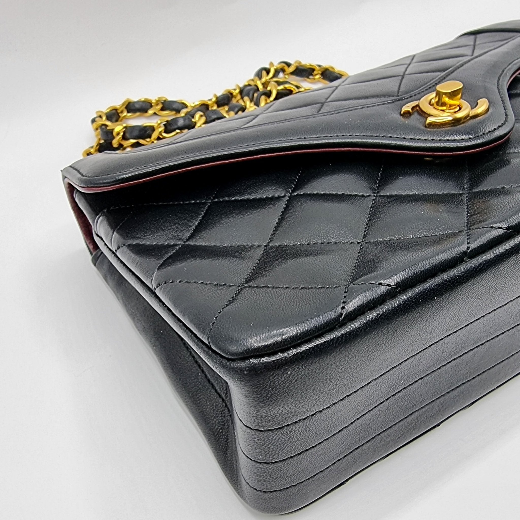 Classic Flap Bag in Black MatelassÃƒÆ’Ã‚Â© Leather