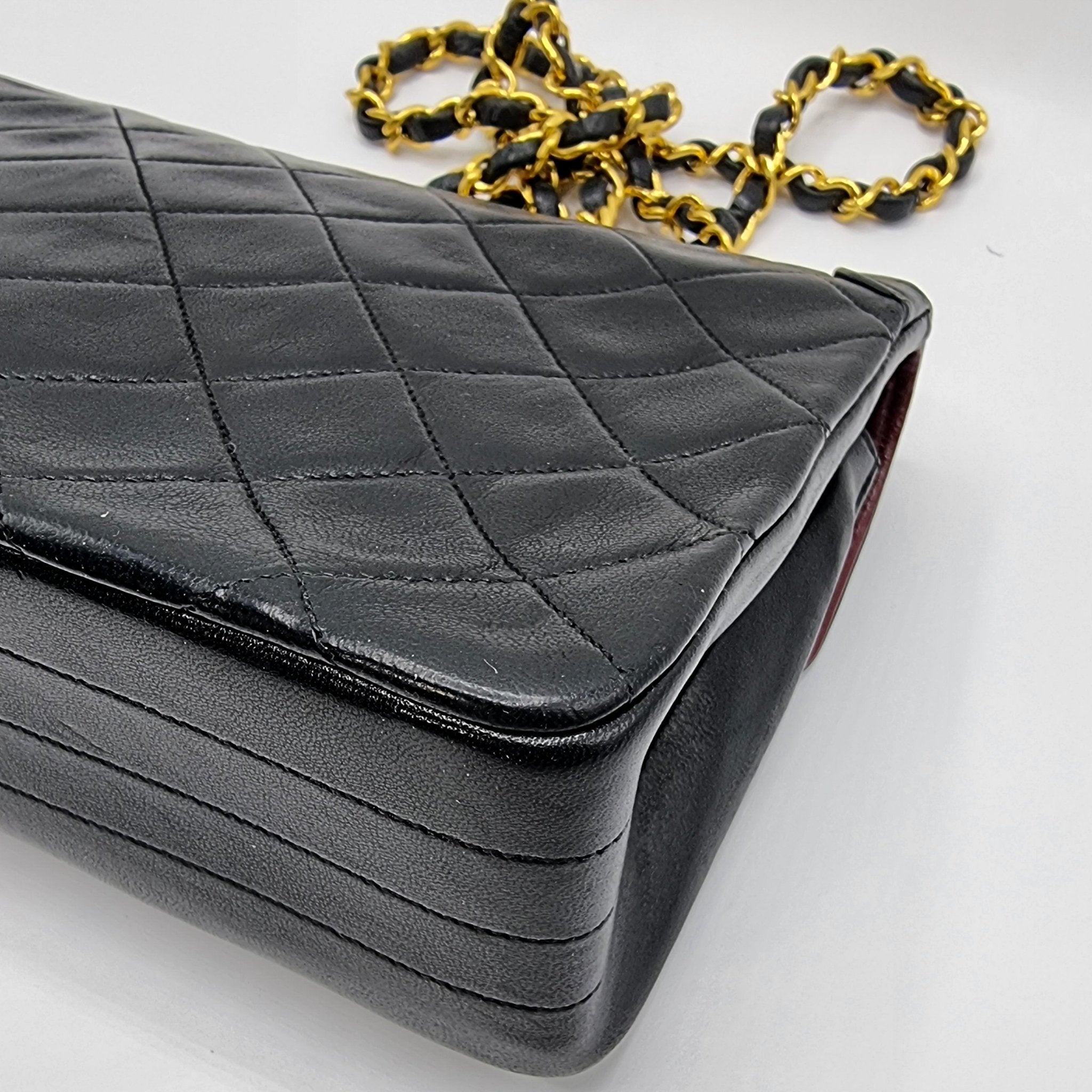 Classic Flap Bag in Black MatelassÃƒÆ’Ã‚Â© Leather