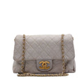 Classic Flap White Lambskin Leather