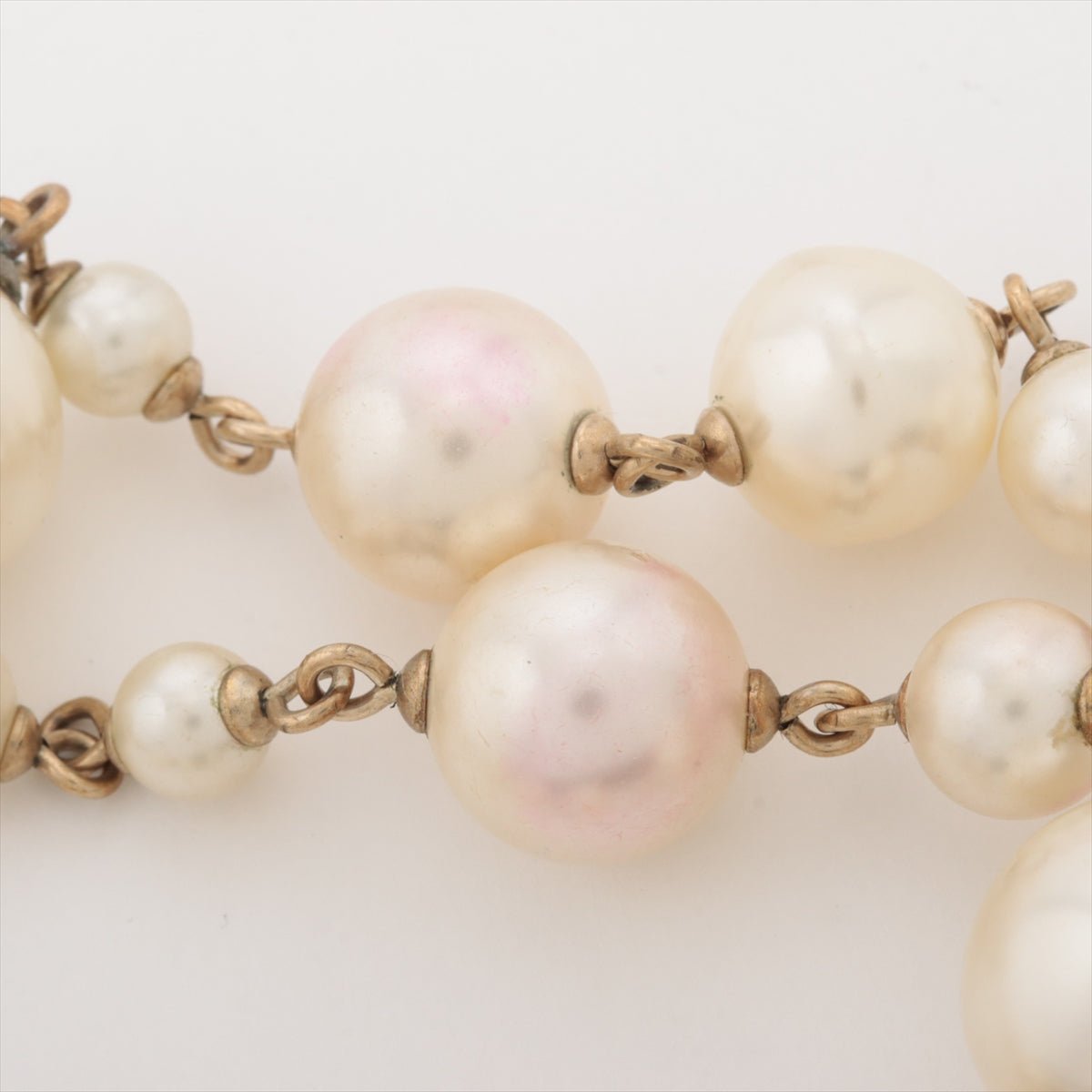 Coco Long Necklace Faux Oversized White Pearls