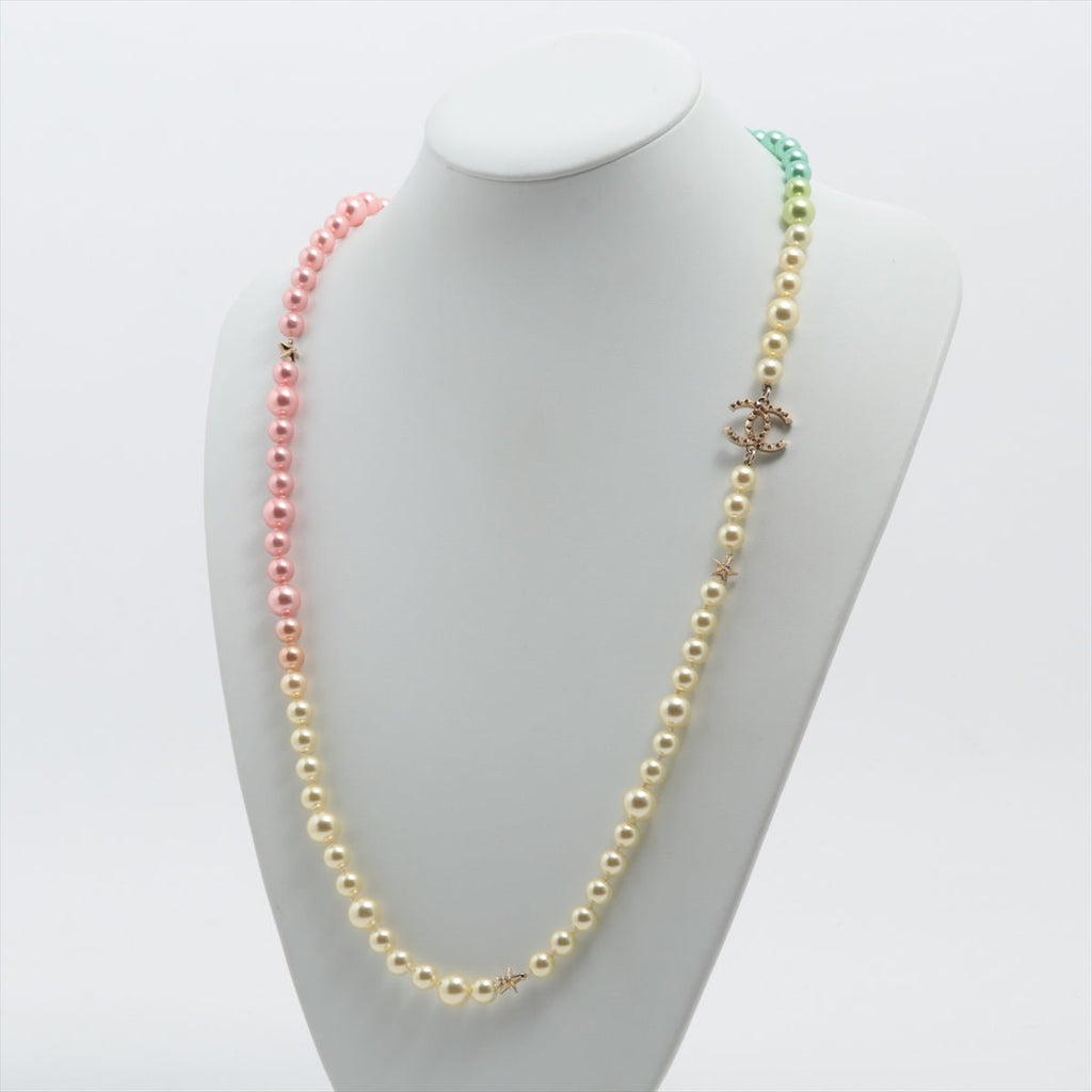 Coco Necklace Faux Pearls Multicolour