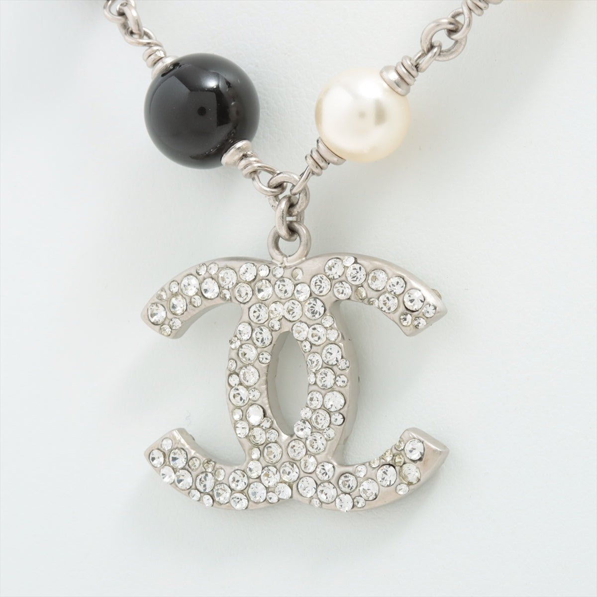 Coco Necklace Rhinestone Faux-Perles