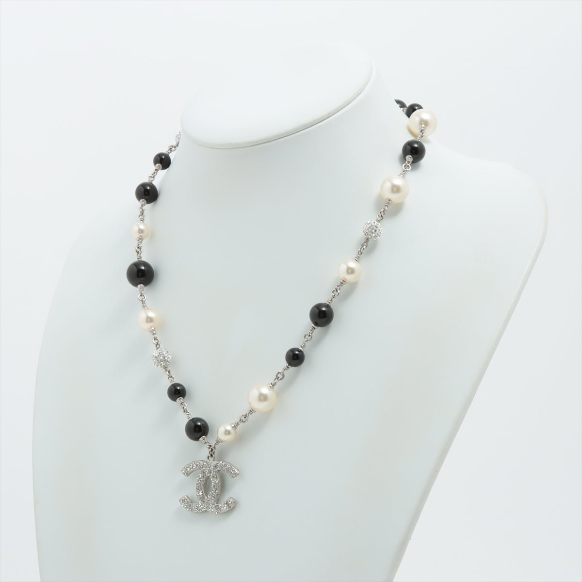 Coco Necklace Rhinestone Faux-Perles