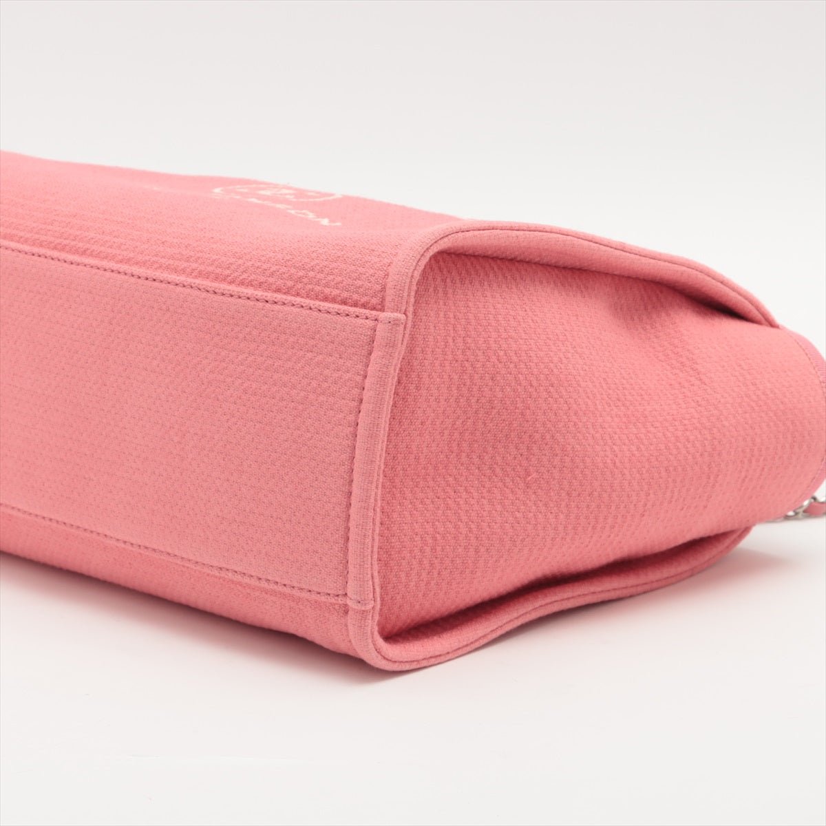 Deauville MM Canvas & Leather 2way Pink Silver