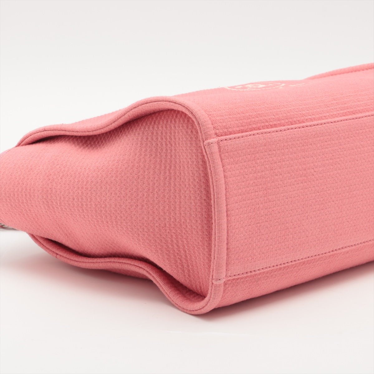 Deauville MM Canvas & Leather 2way Pink Silver