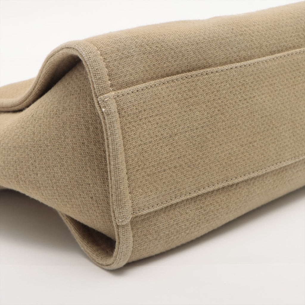 Deauville MM Canvas & Leather Beige Silver