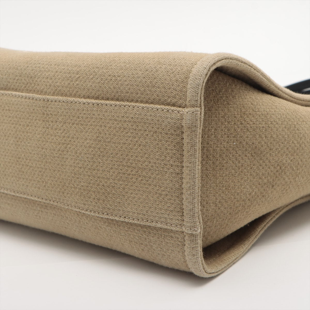 Deauville MM Canvas & Leather Beige Silver