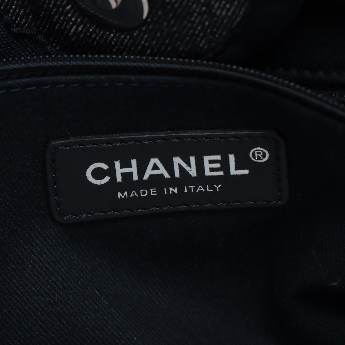 Deauville MM Canvas & Leather Denim Blue Silver