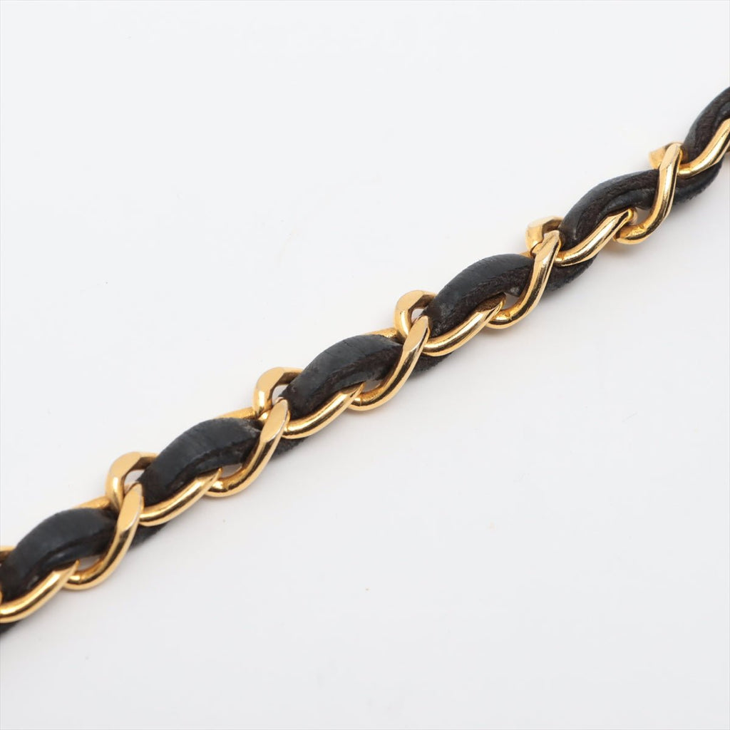 Diana Small Black Lambskin Gold Vintage