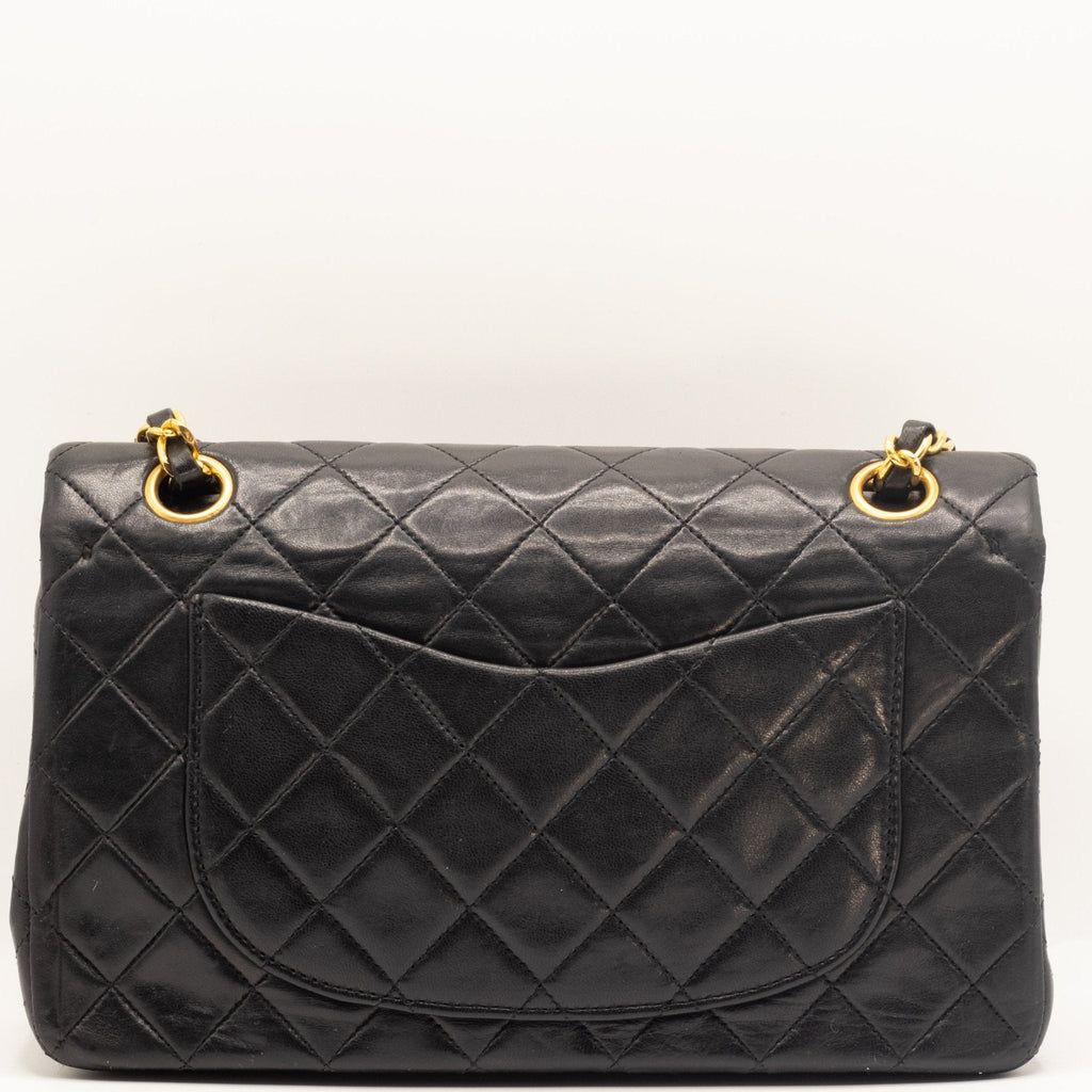 Double Flap 1989-1991 Black Lambskin Small