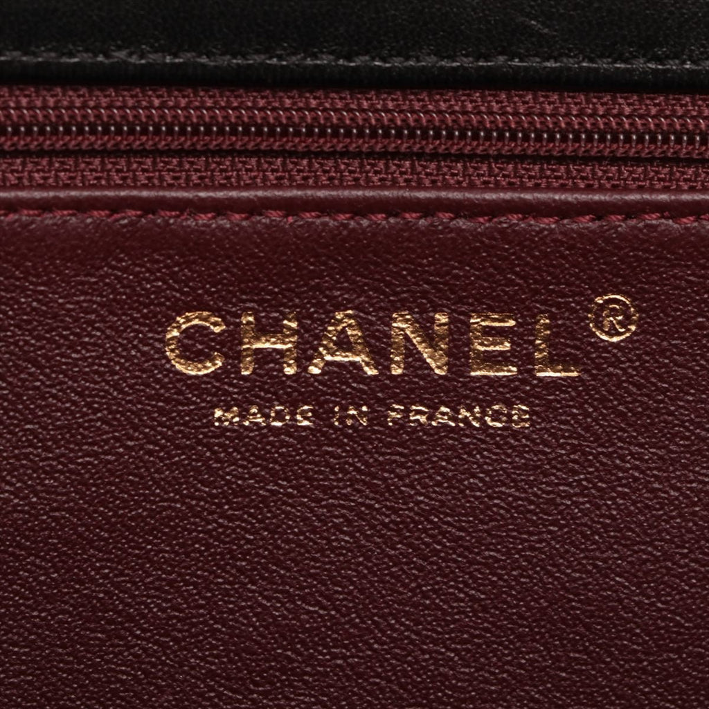 Full Flap Matelasse Lambskin leather Gold Metal