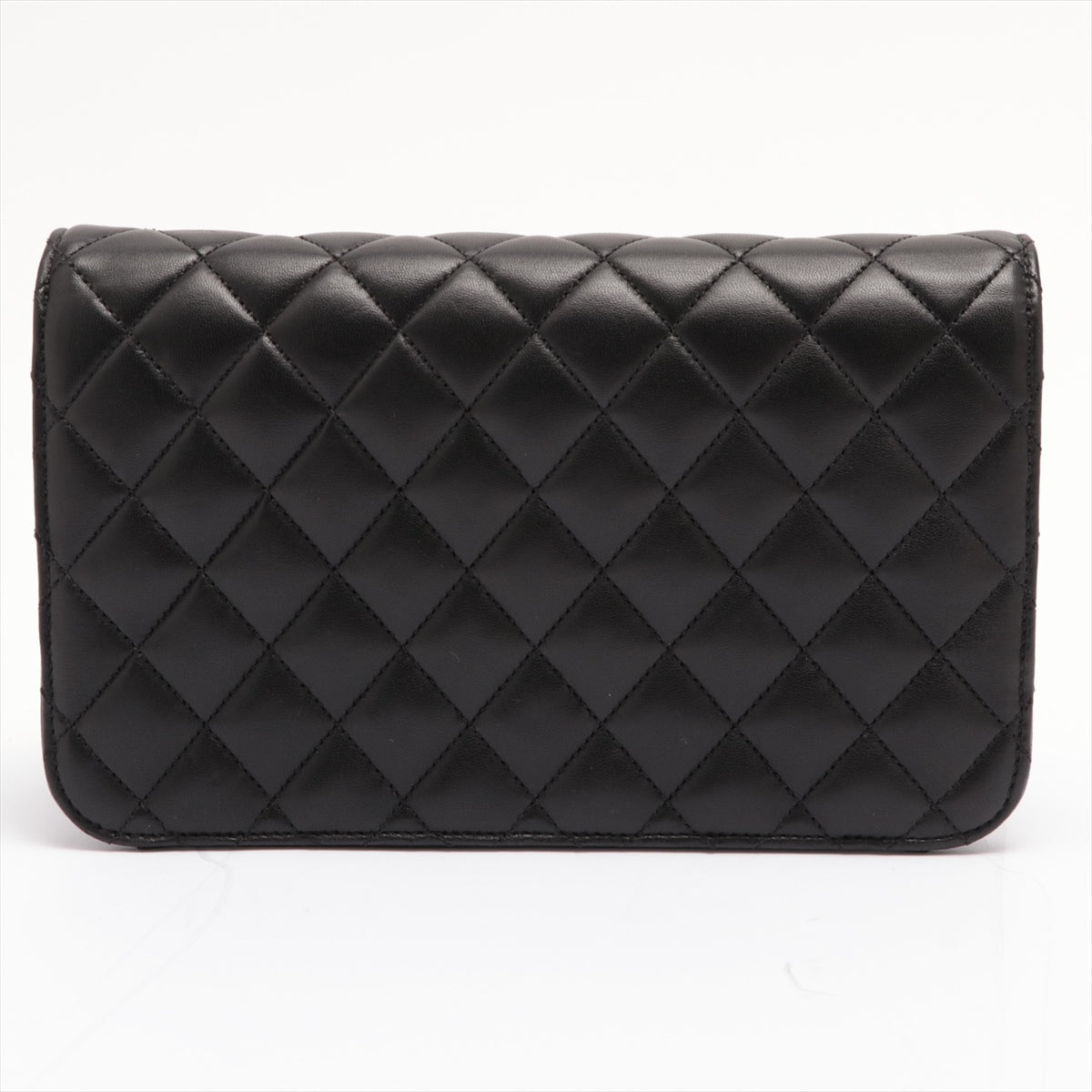 Full Flap Matelasse Lambskin leather Gold Metal