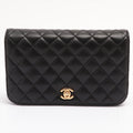Full Flap Matelasse Lambskin leather Gold Metal