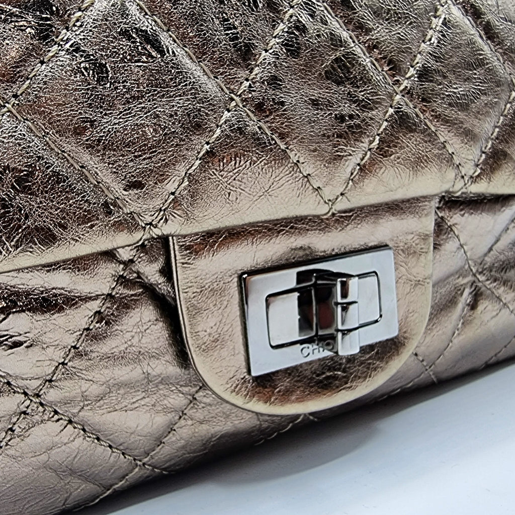 Reissue Double Flap Lambskin Leather