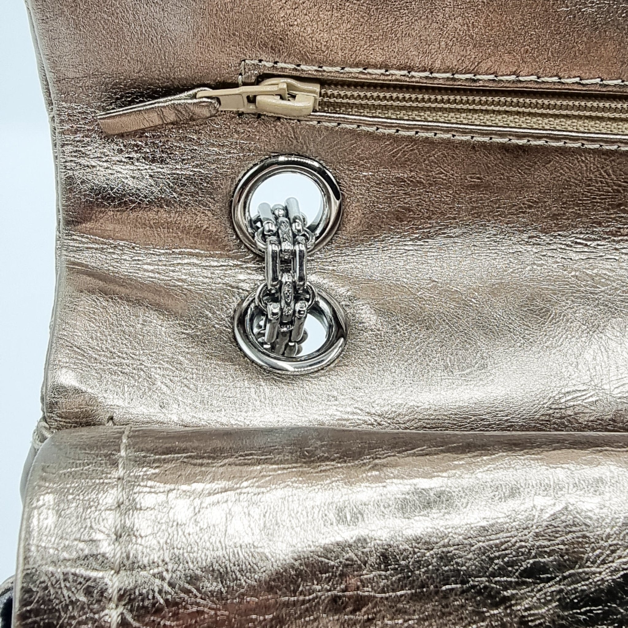Reissue Double Flap Lambskin Leather