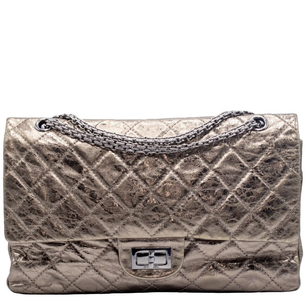 Reissue Double Flap Lambskin Leather