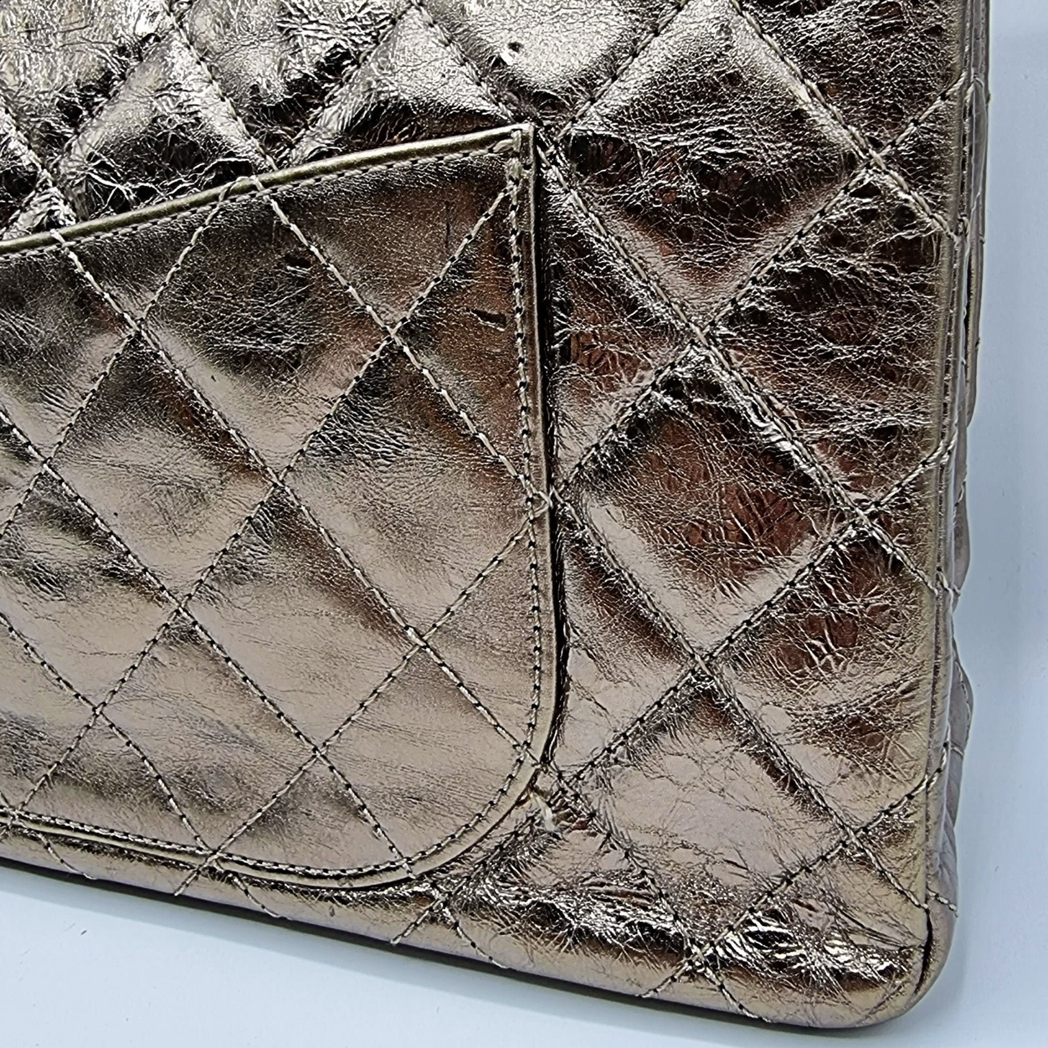 Reissue Double Flap Lambskin Leather