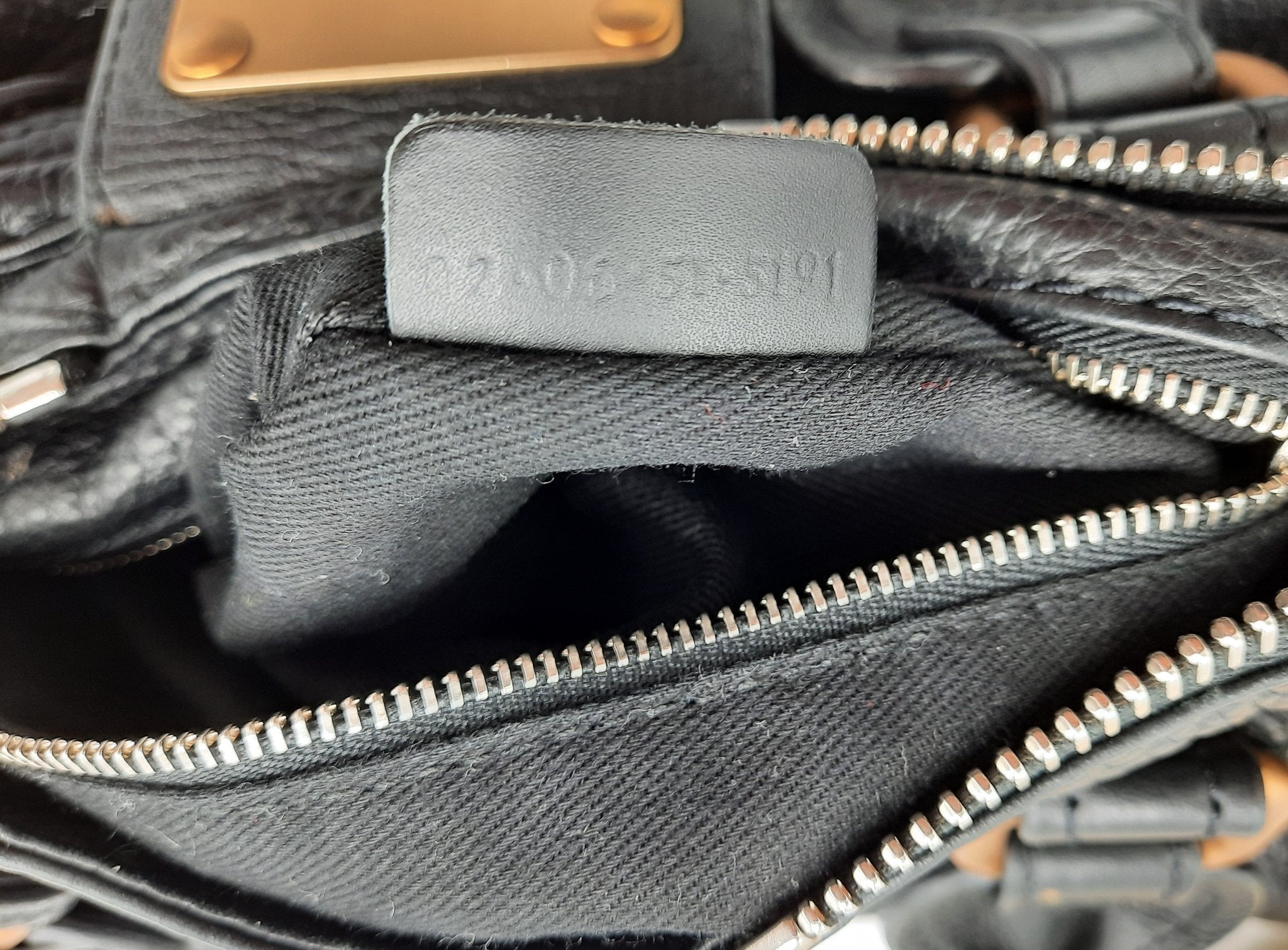 Chloe Paddington Medium Black Leather