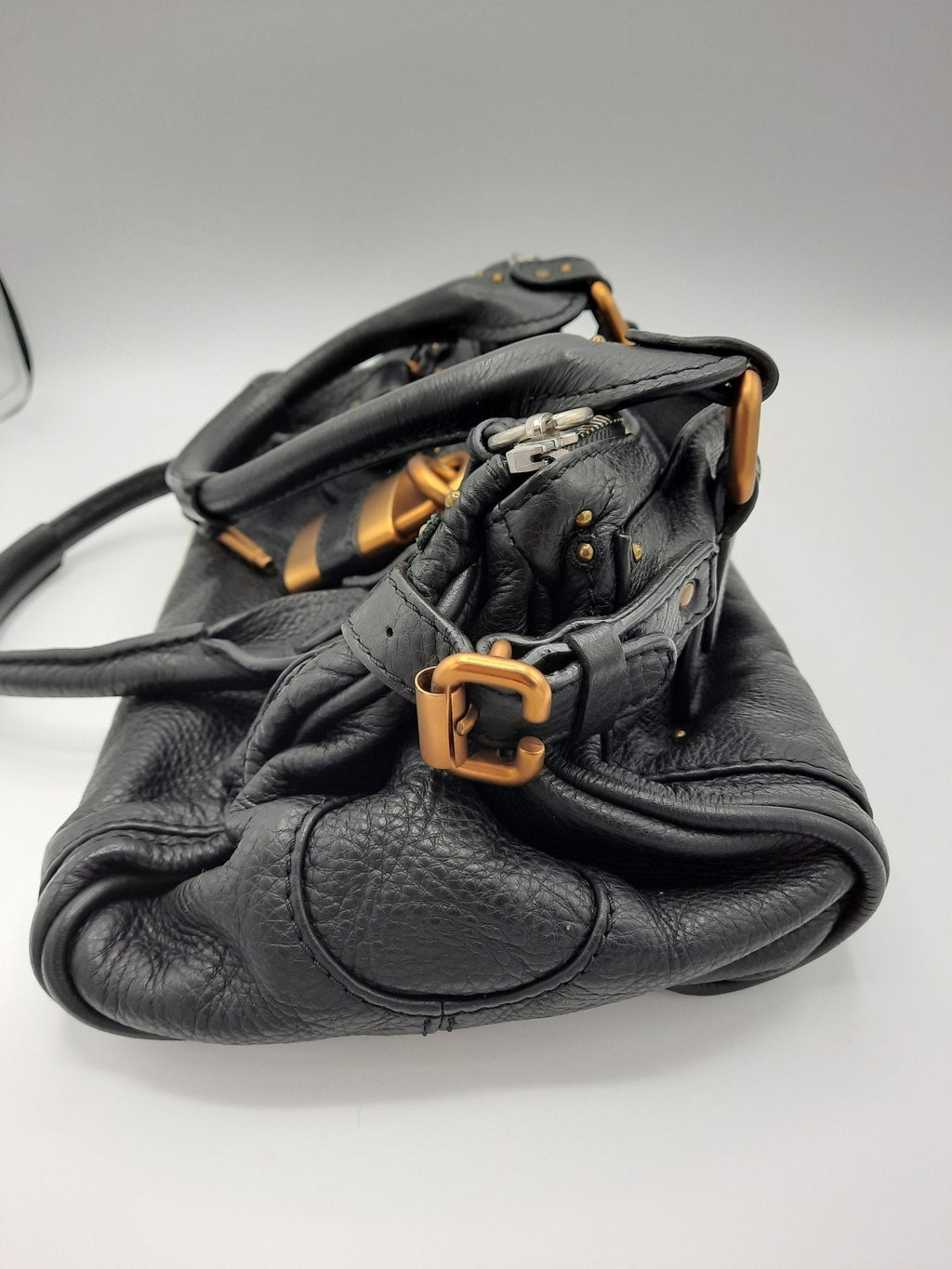 Chloe Paddington Medium Black Leather