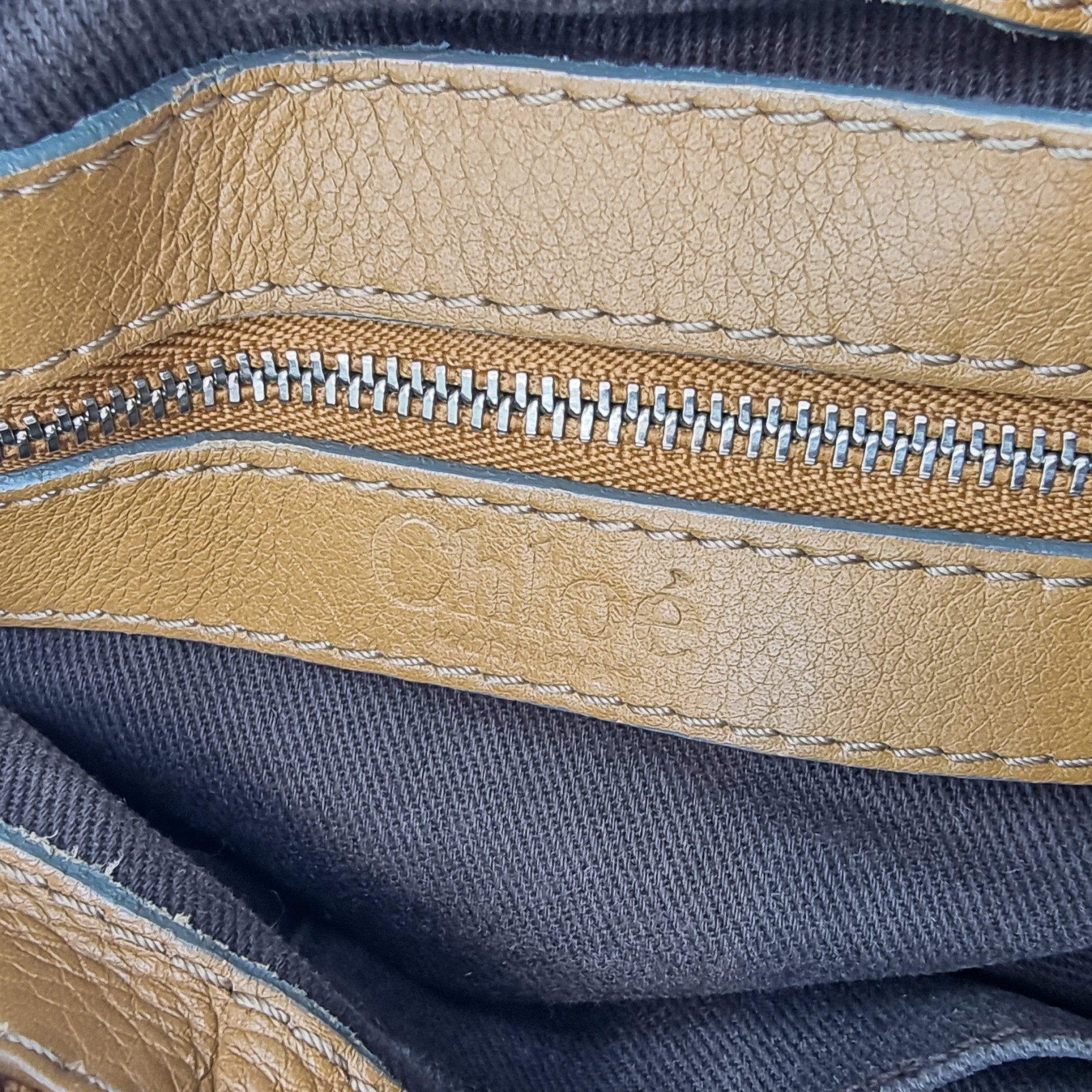 Paddington Mini Beige Leather