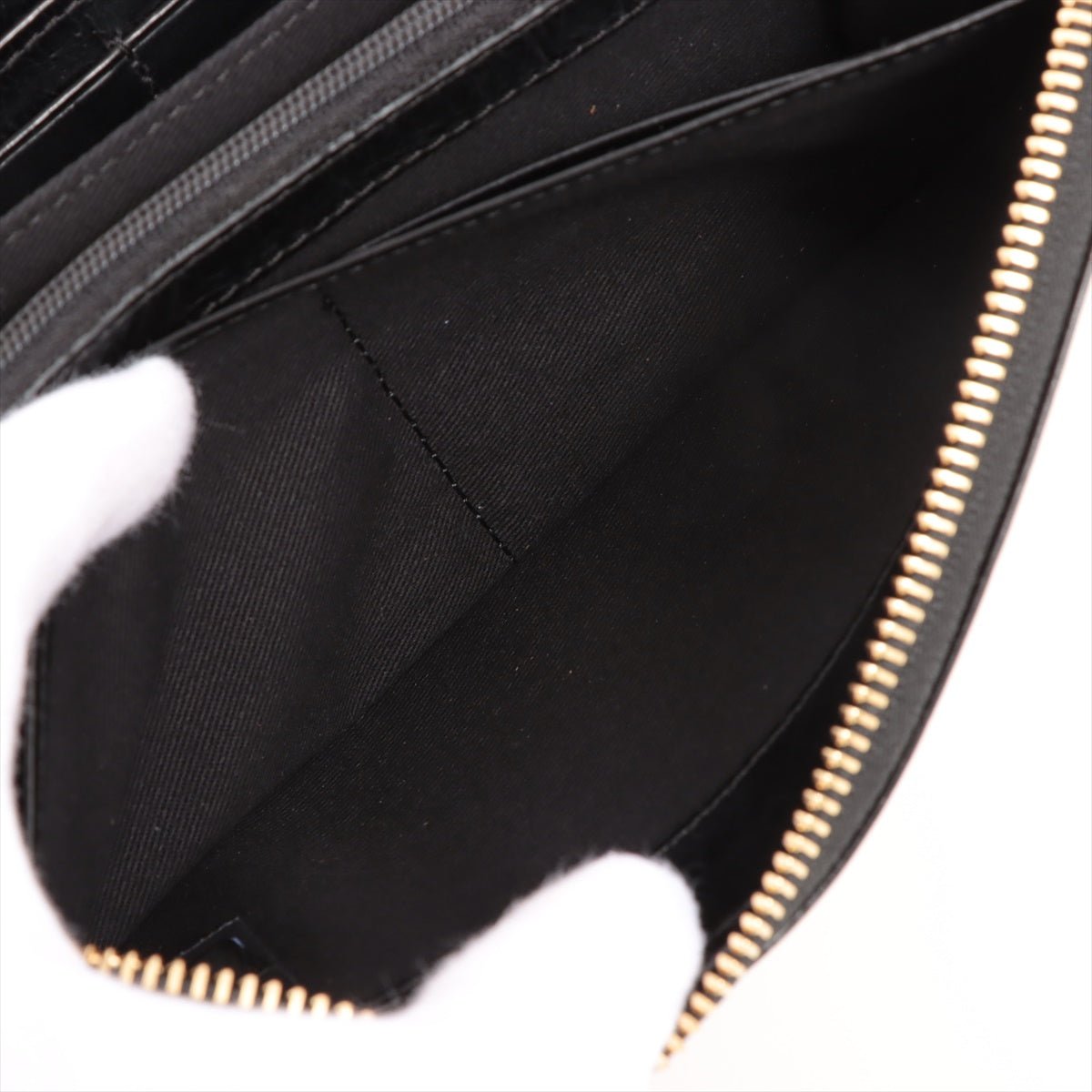 See by Chloe Round-Zip Black Leather Wallet