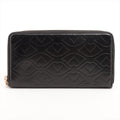 See by Chloe Round-Zip Black Leather Wallet