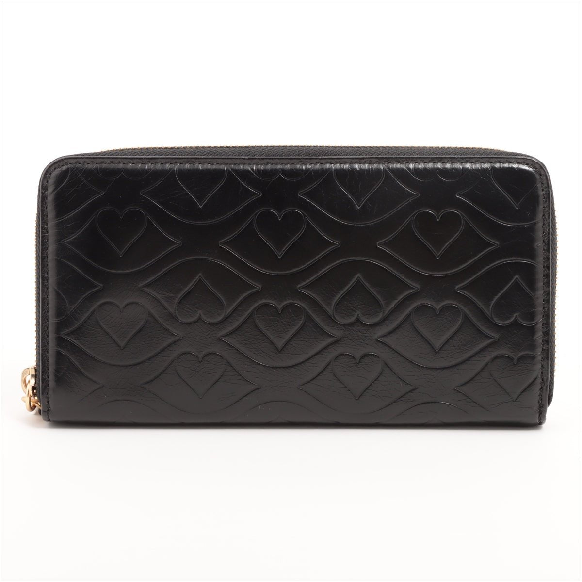 See by Chloe Round-Zip Black Leather Wallet