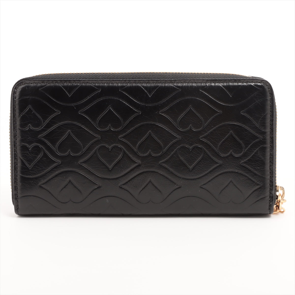 See by Chloe Round-Zip Black Leather Wallet