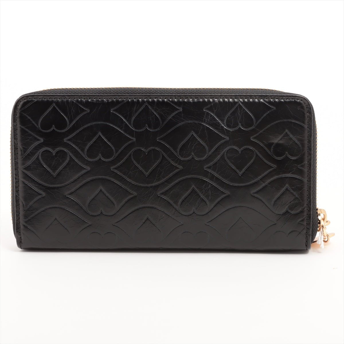 See by Chloe Round-Zip Black Leather Wallet