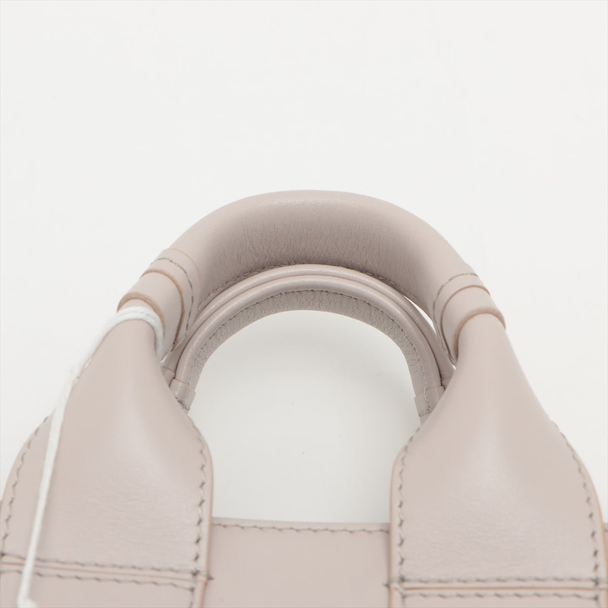 Woody Mini Leather Pink 2-Way Tote Bag