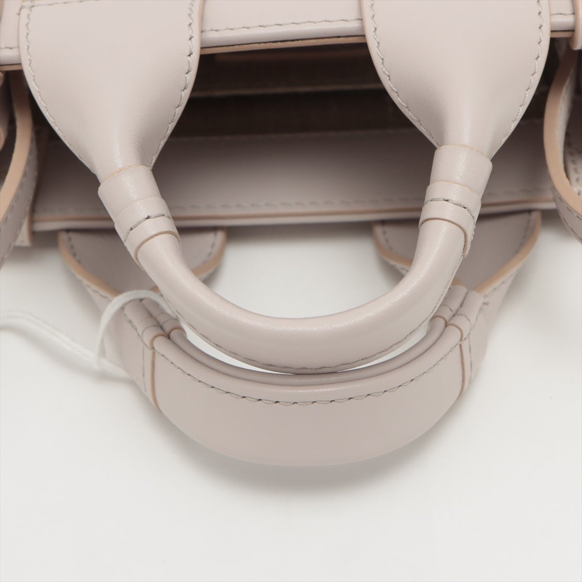 Woody Mini Leather Pink 2-Way Tote Bag