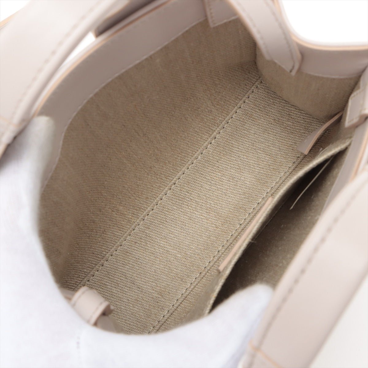 Woody Mini Leather Pink 2-Way Tote Bag