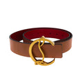 Logo Belt Antic Gold 35 Calf