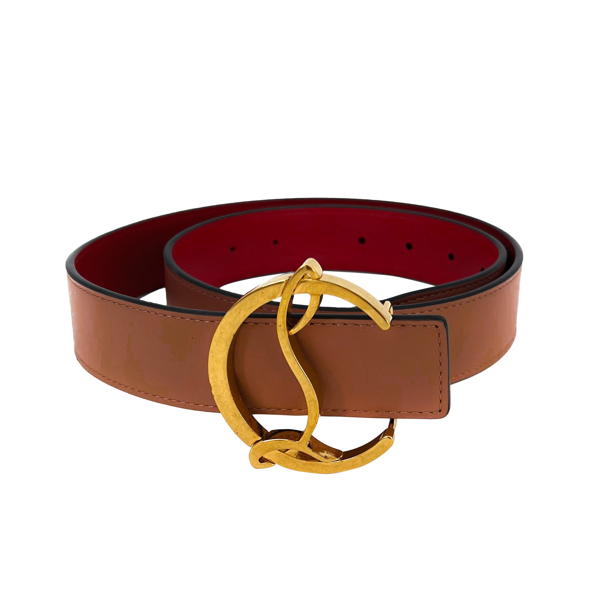 Logo Belt Antic Gold 35 Calf