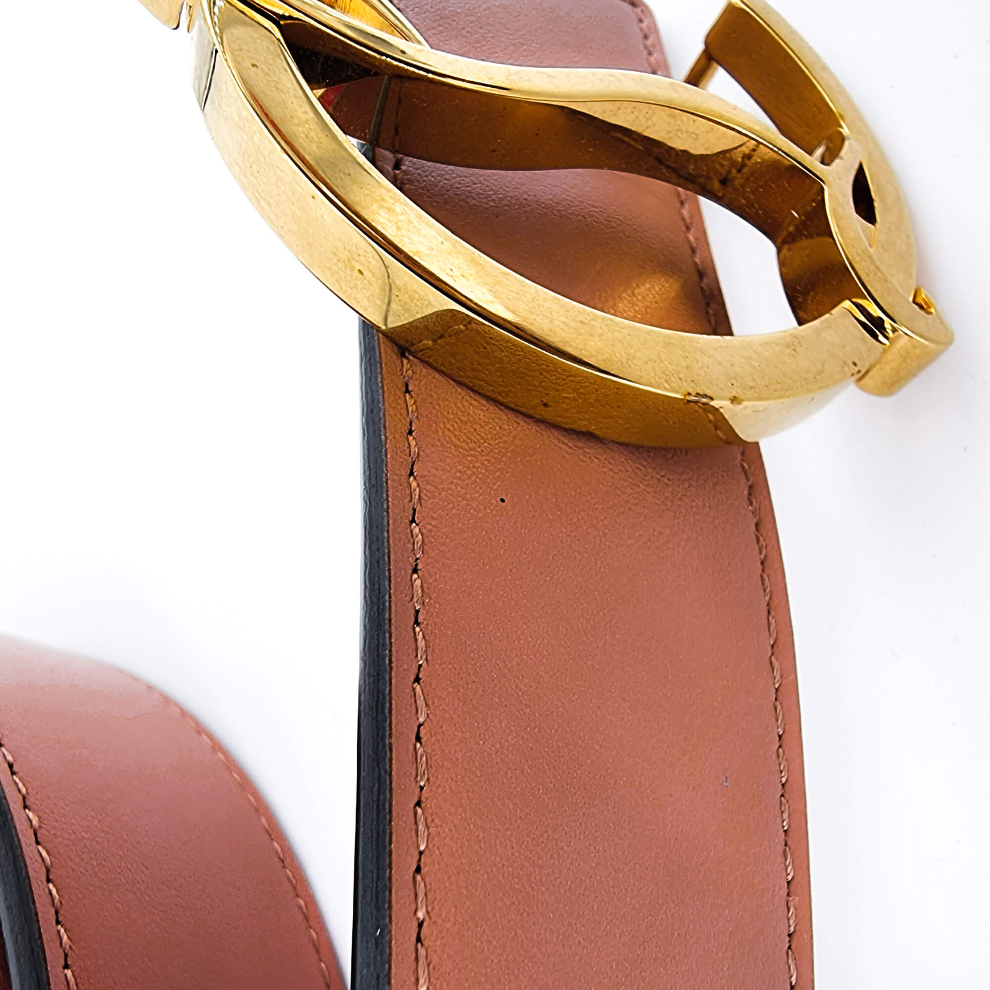 Logo Belt Antic Gold 35 Calf