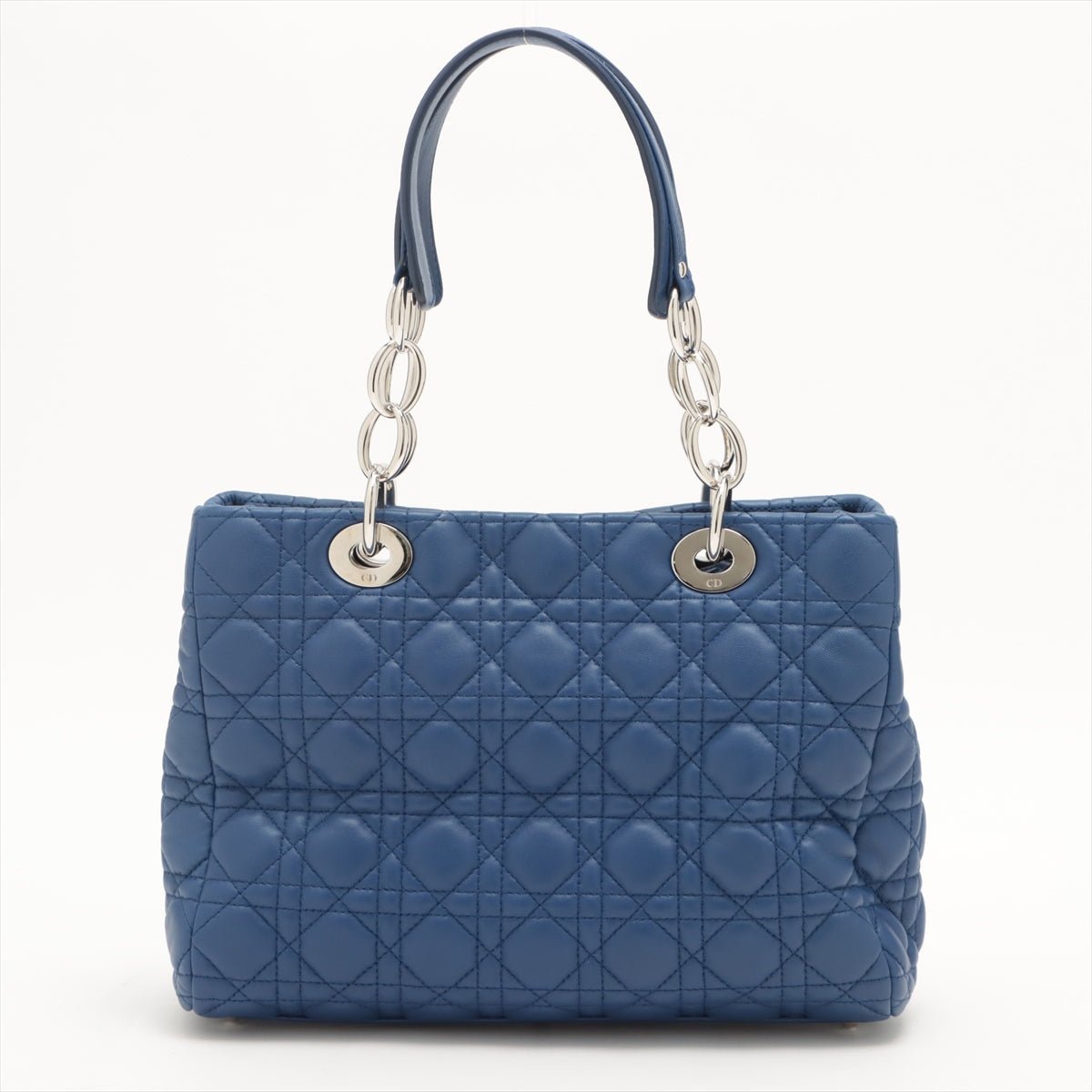 Cannage Leather Blue