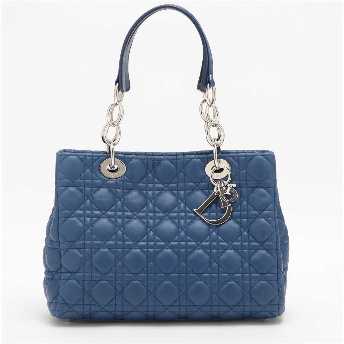 Cannage Leather Blue