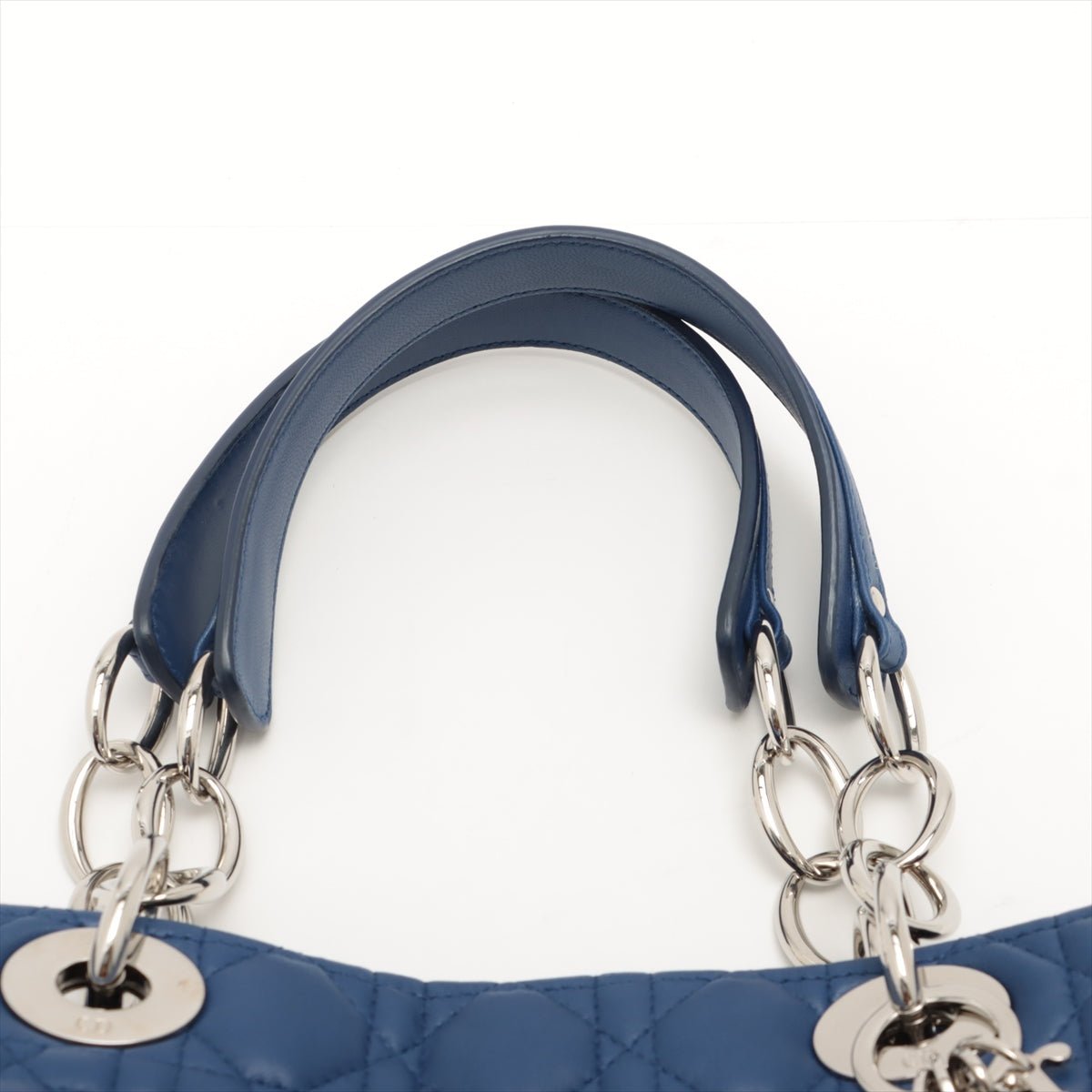 Cannage Leather Blue