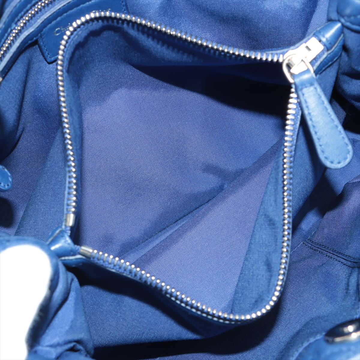 Cannage Leather Blue