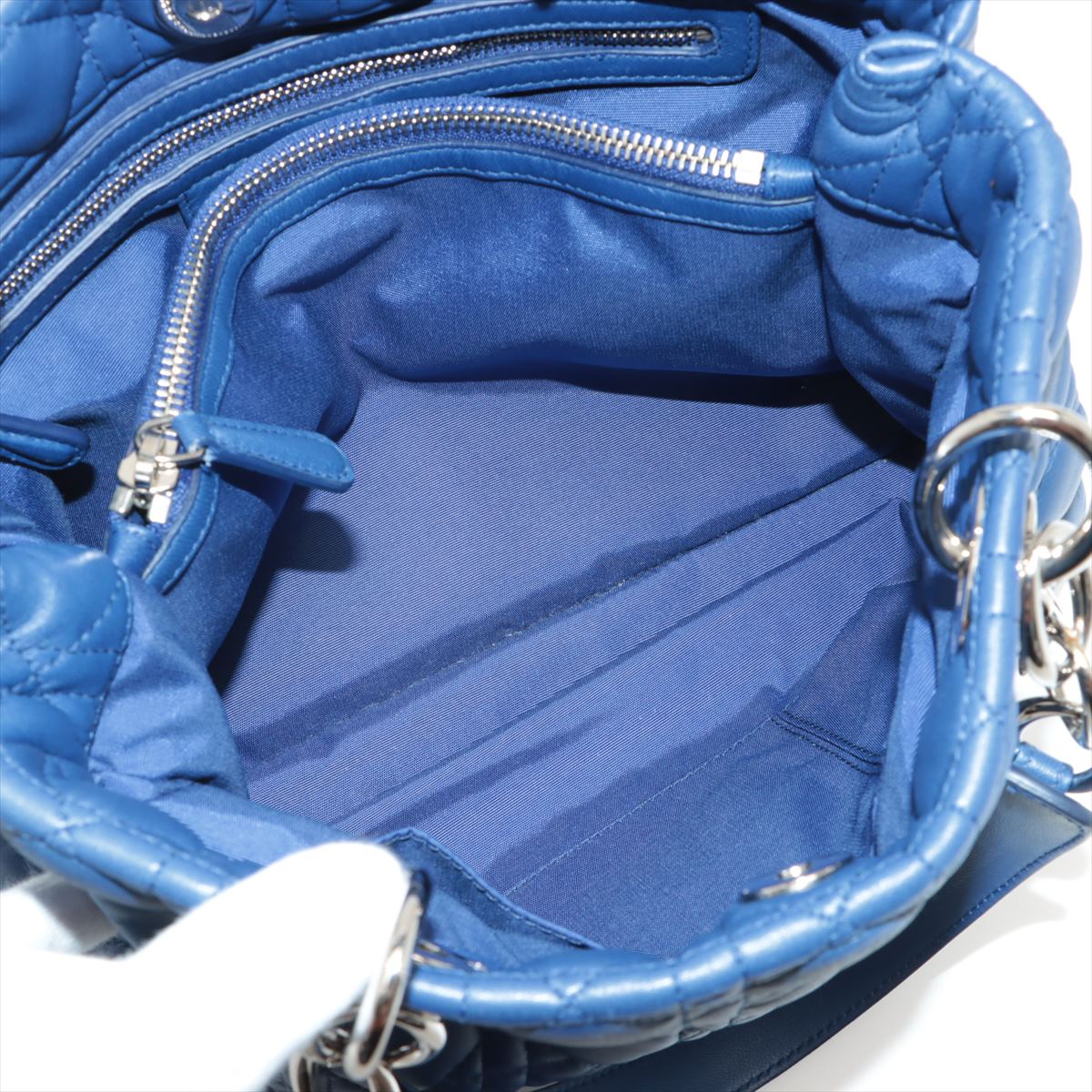 Cannage Leather Blue