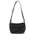 Saddle Soft Bag Black Grained Leather